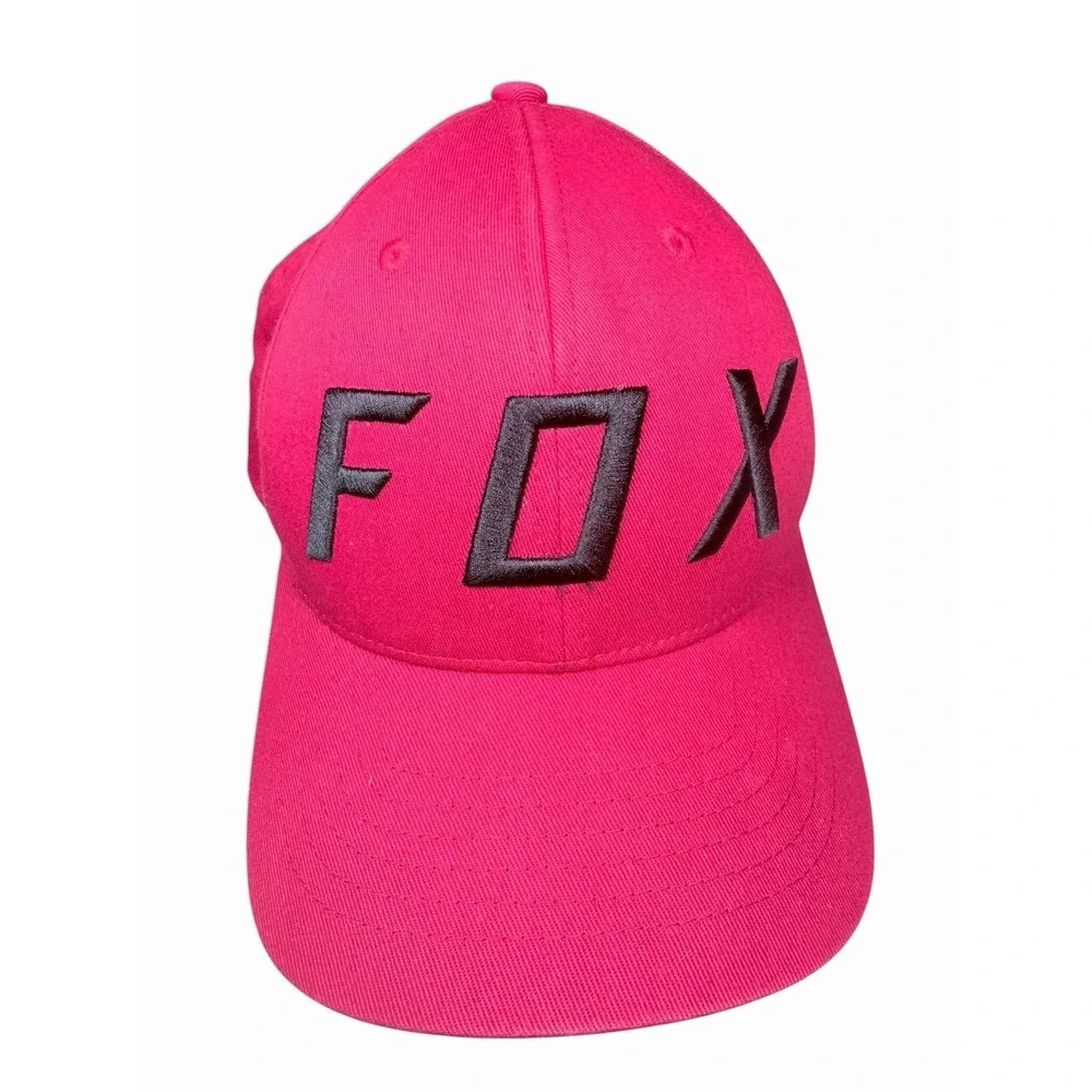 Fox Racing Flexfit 110 Snapback‎ Hat Red Black MX Motocross Dirt Bike Cap